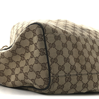 Gucci Monogram Large Sukey Tote Beige Ebony Black 9 of 11