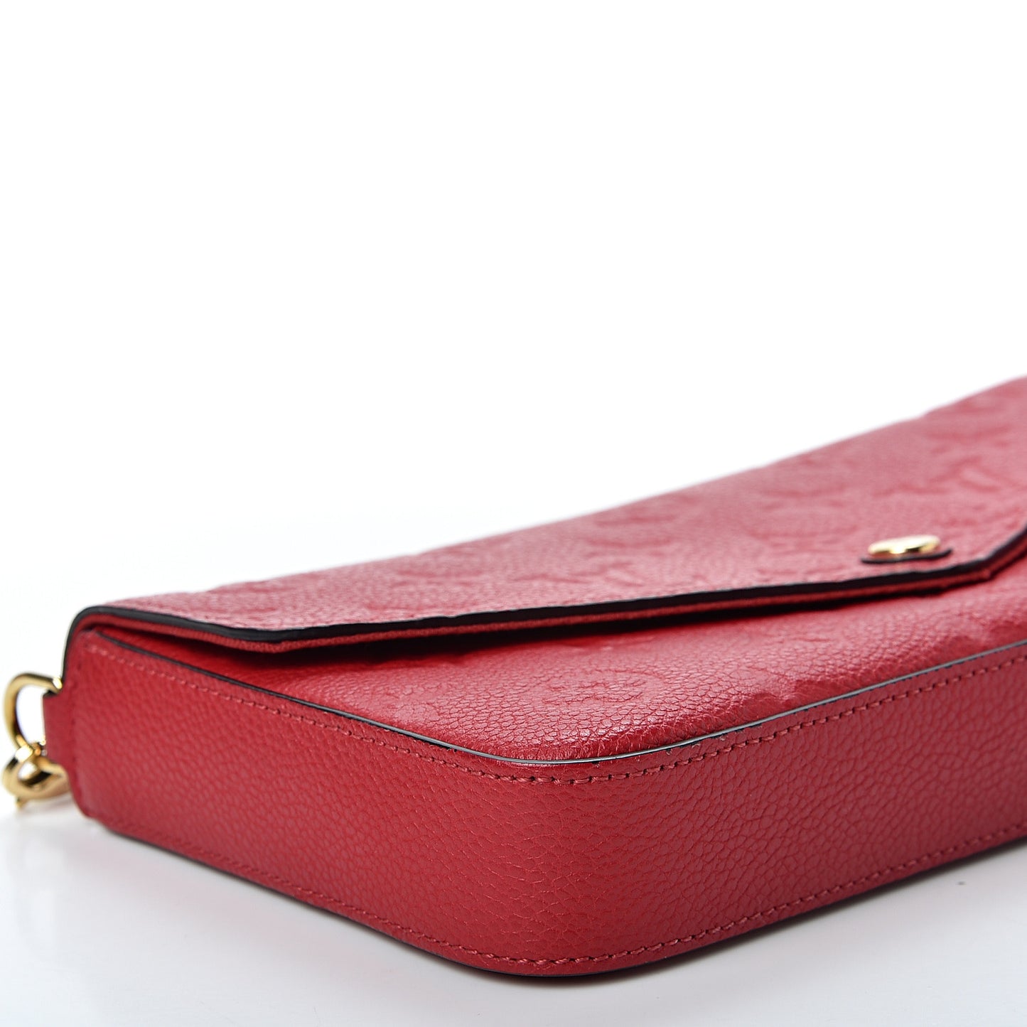 Empreinte Pochette Felicie Chain Wallet Scarlet