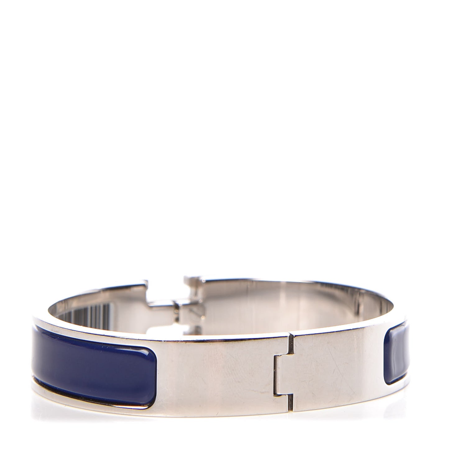 Enamel Narrow Clic Clac H Bracelet PM Bleu Imperial