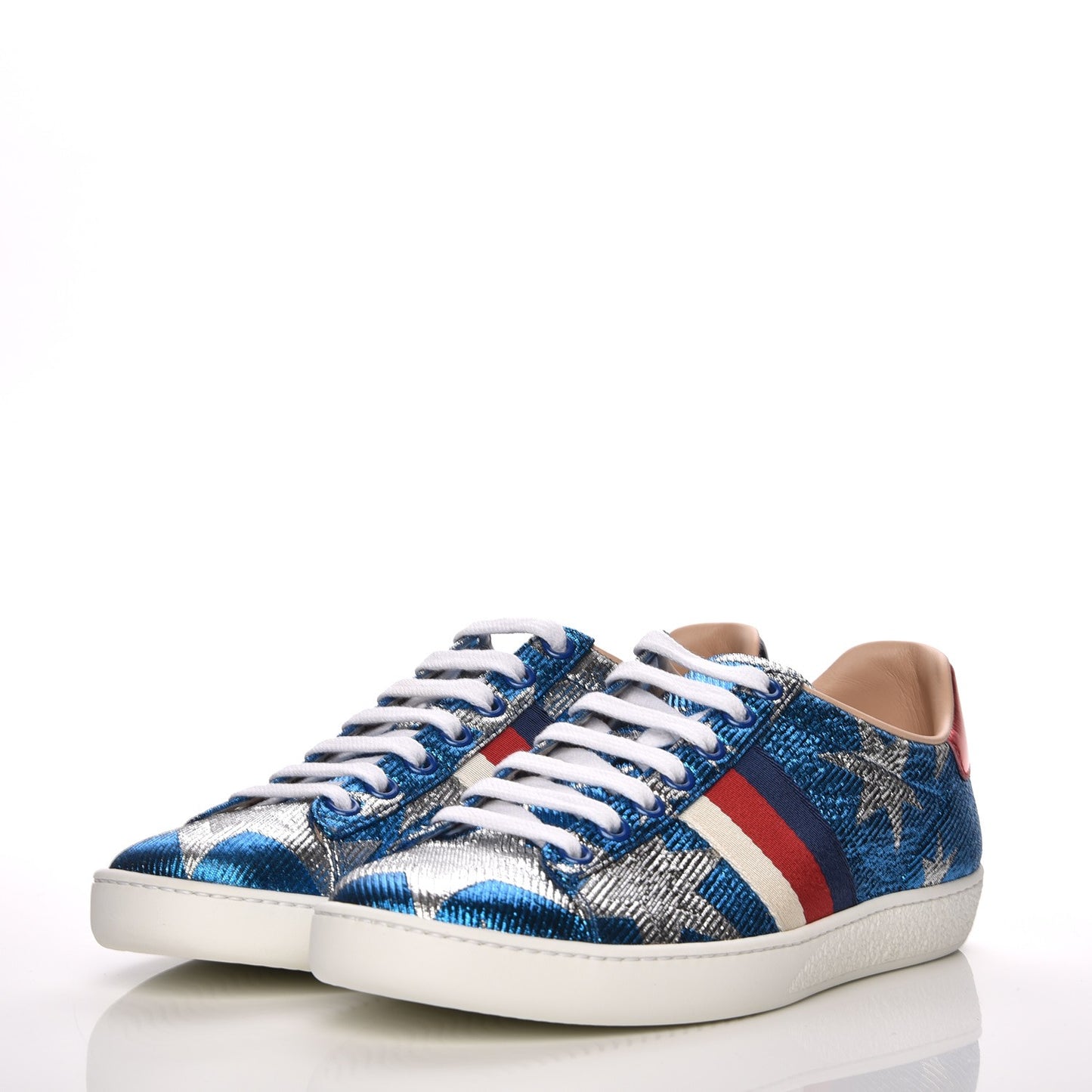 Lurex Starry Sky Sylvie Web New Ace Sneakers 36 Bluette Silver