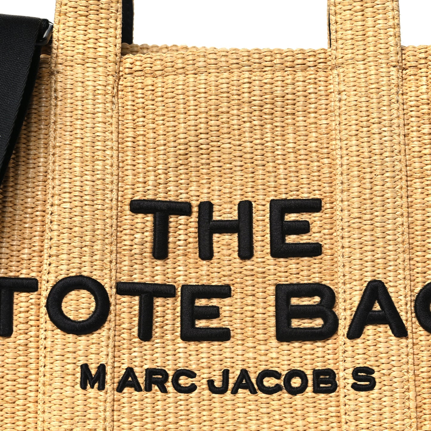 Calfskin Woven Straw The Medium Tote Bag Natural