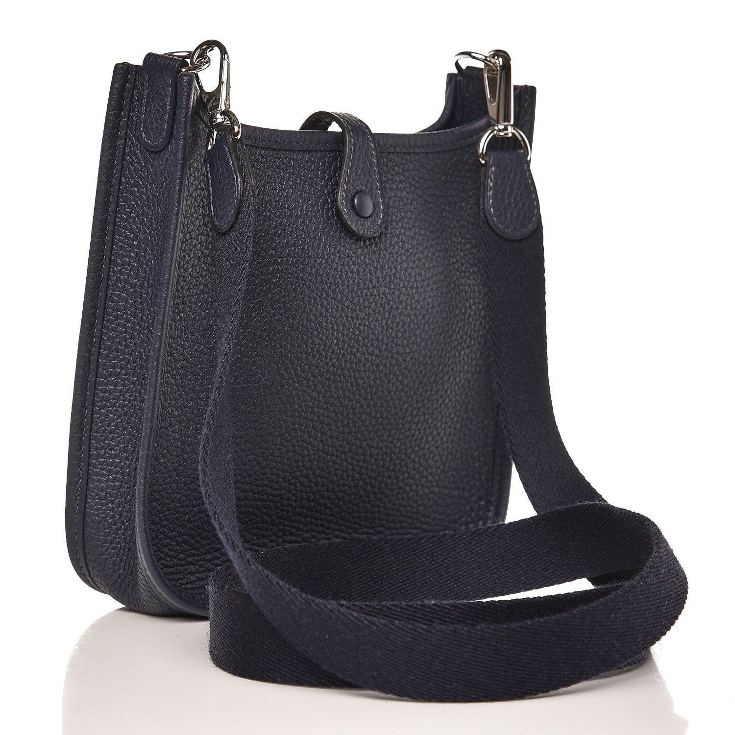 Hermes Taurillon Clemence Amazone Evelyne TPM Bleu Nuit 3 of 9