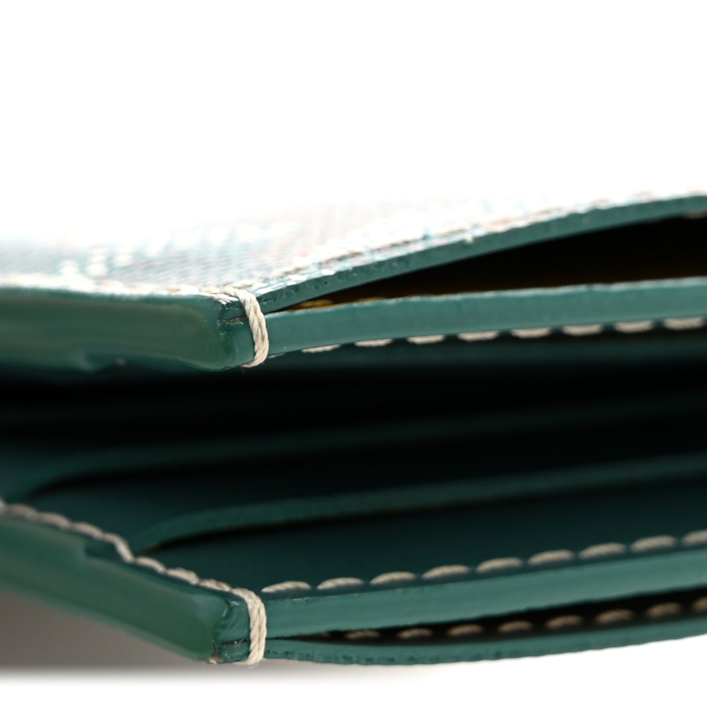 Goyardine Saint Pierre Card Holder Green