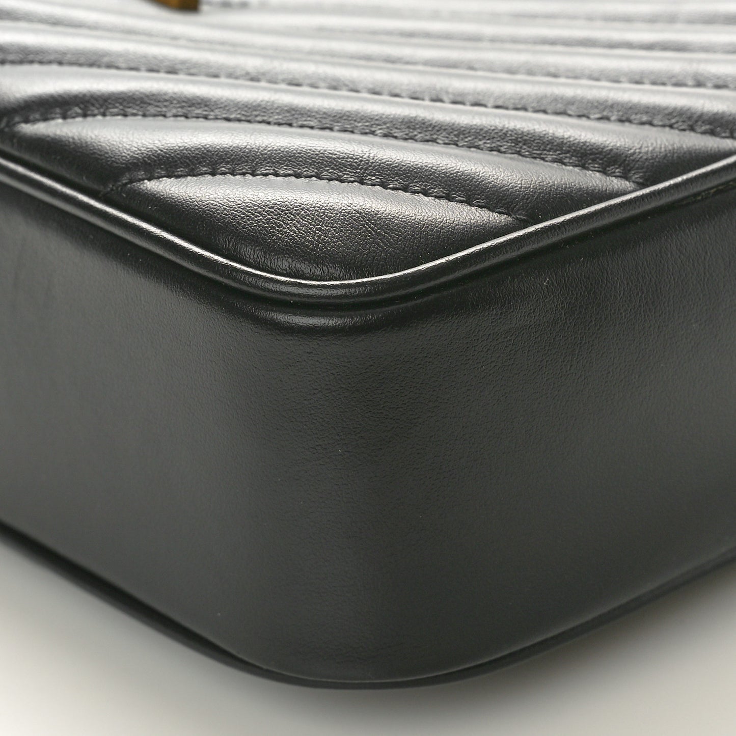 Calfskin Matelasse Monogram Lou Camera Bag Black