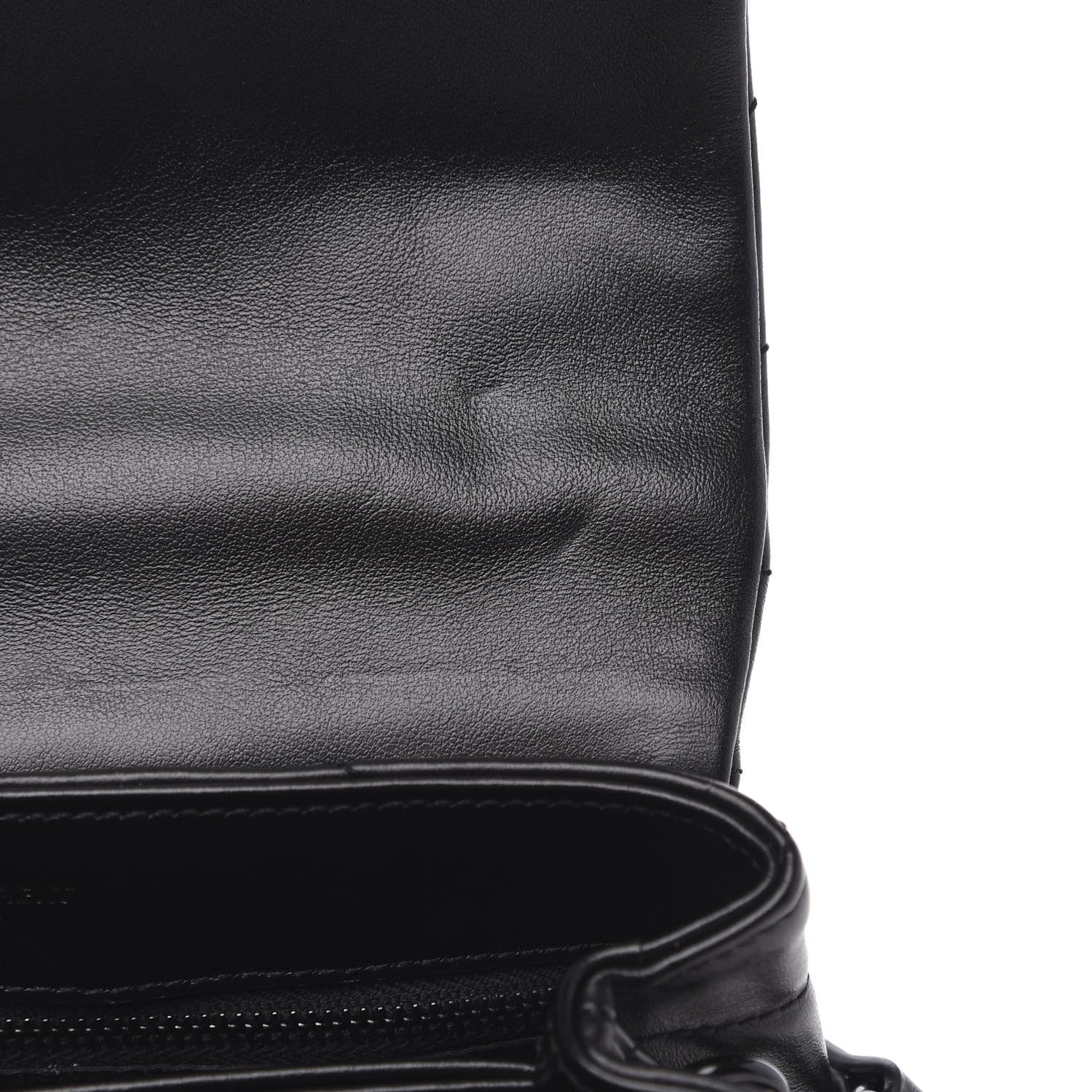 Saint Laurent Calfskin Y Quilted Monogram Toy Loulou Crossbody Bag Black 11 of 11