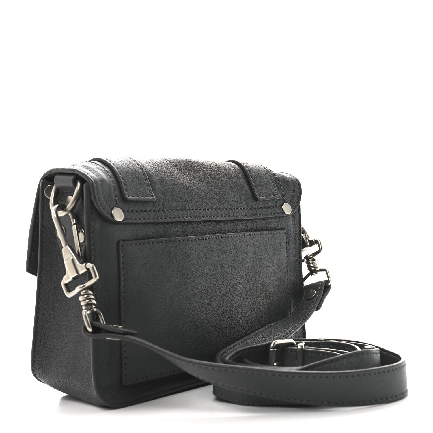 Proenza Schouler Lambskin PS1 Mini Crossbody Heather Grey 3 of 9