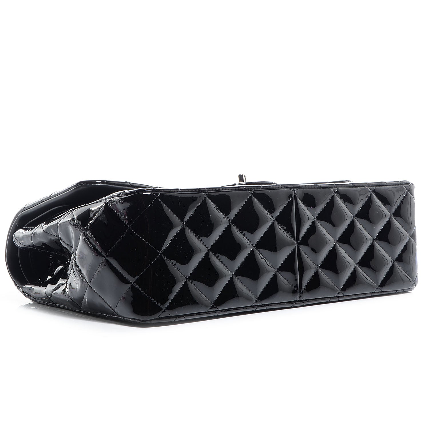 Chanel Patent Jumbo Double Flap Black 4 of 9