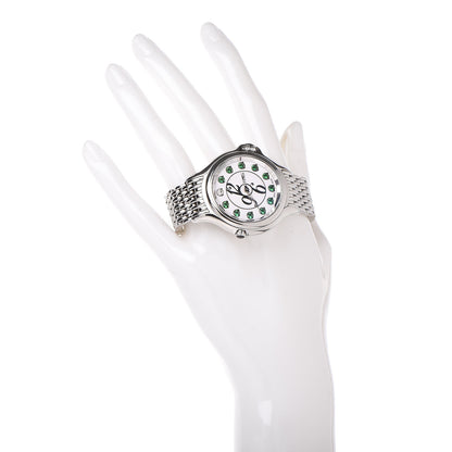 Fendi Stainless Steel Diamond Topaz 38mm Crazy Carats Rotating Gem Quartz Watch 4 of 8