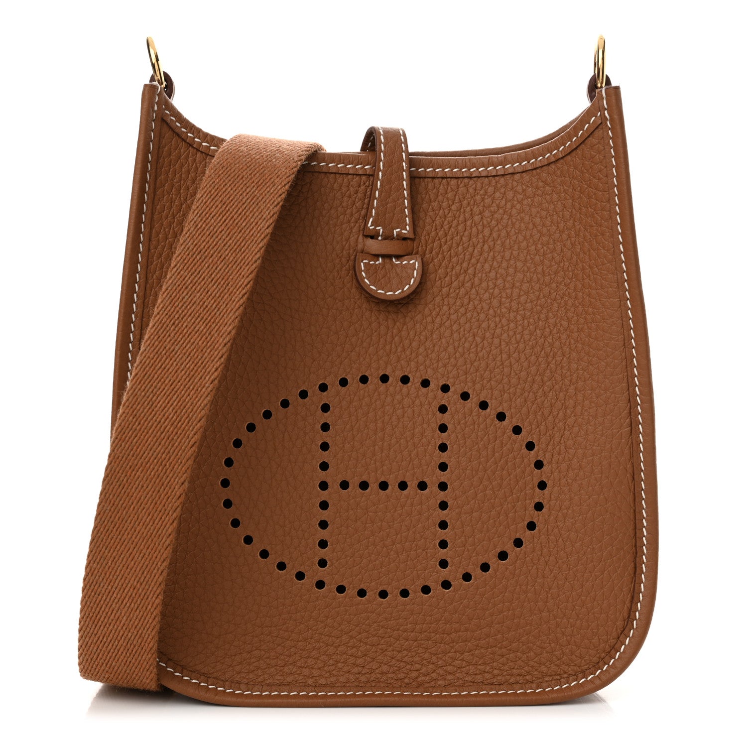 Hermes Taurillon Clemence Evelyne TPM Gold 1 of 13