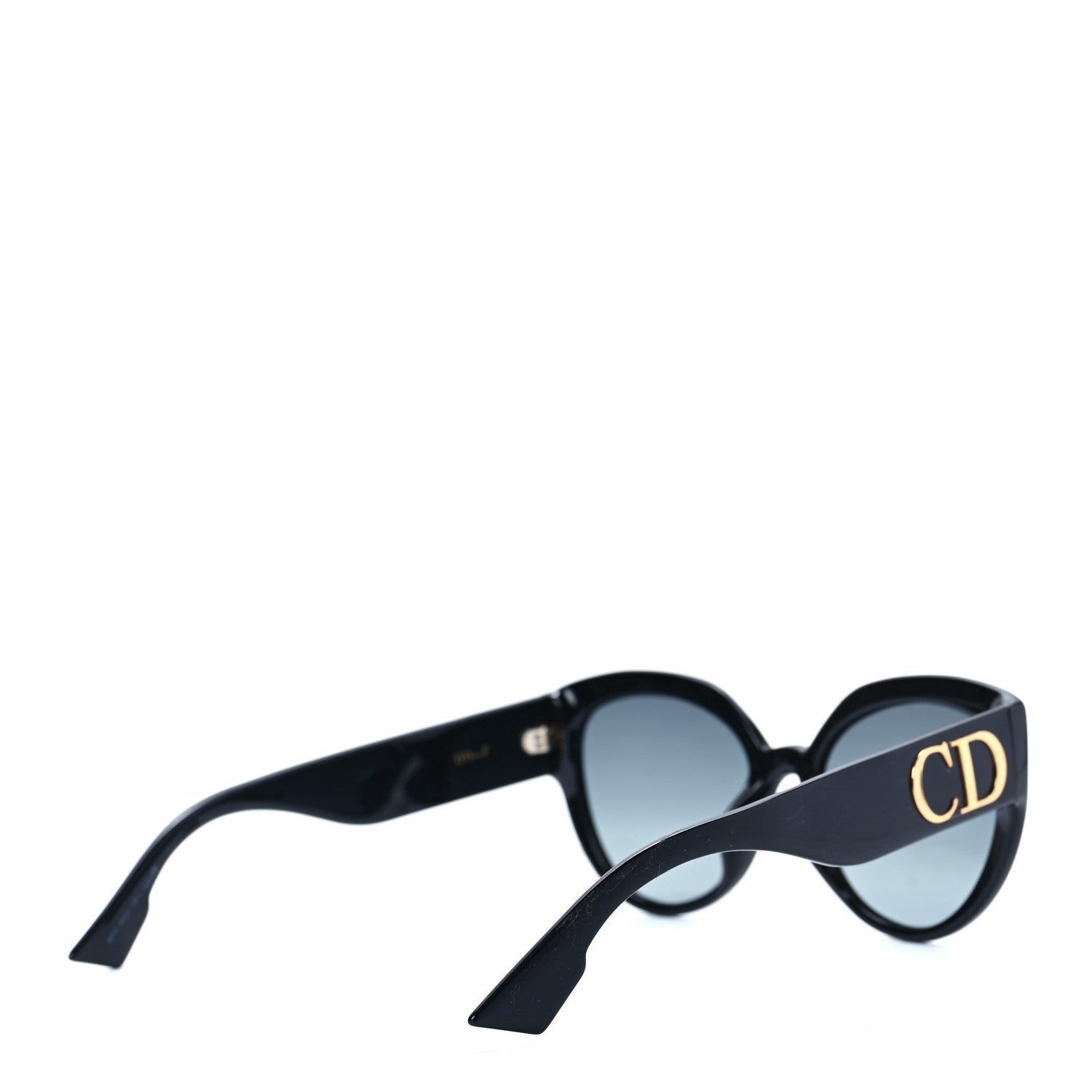 Christian Dior Acetate DDiorF Cat Eye Sunglasses Black 4 of 7