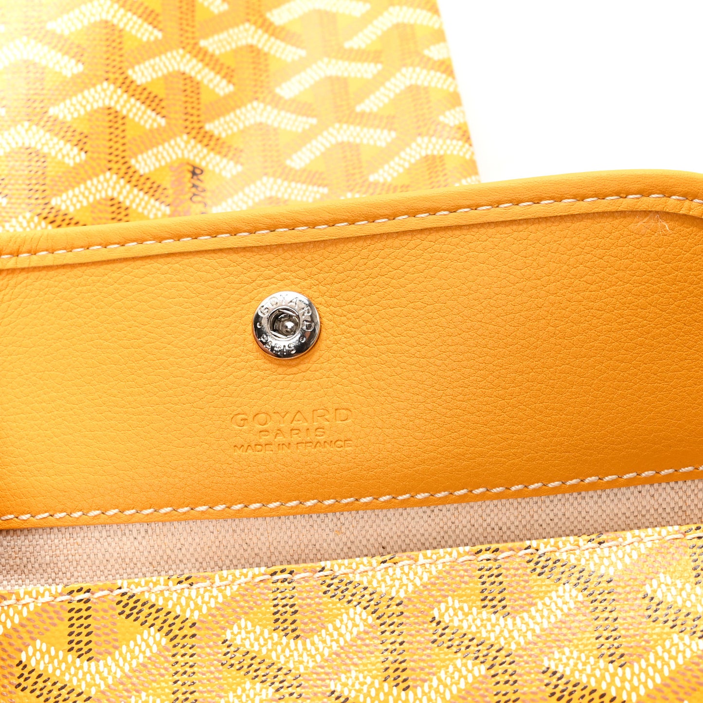 Goyardine Saint Louis PM Yellow