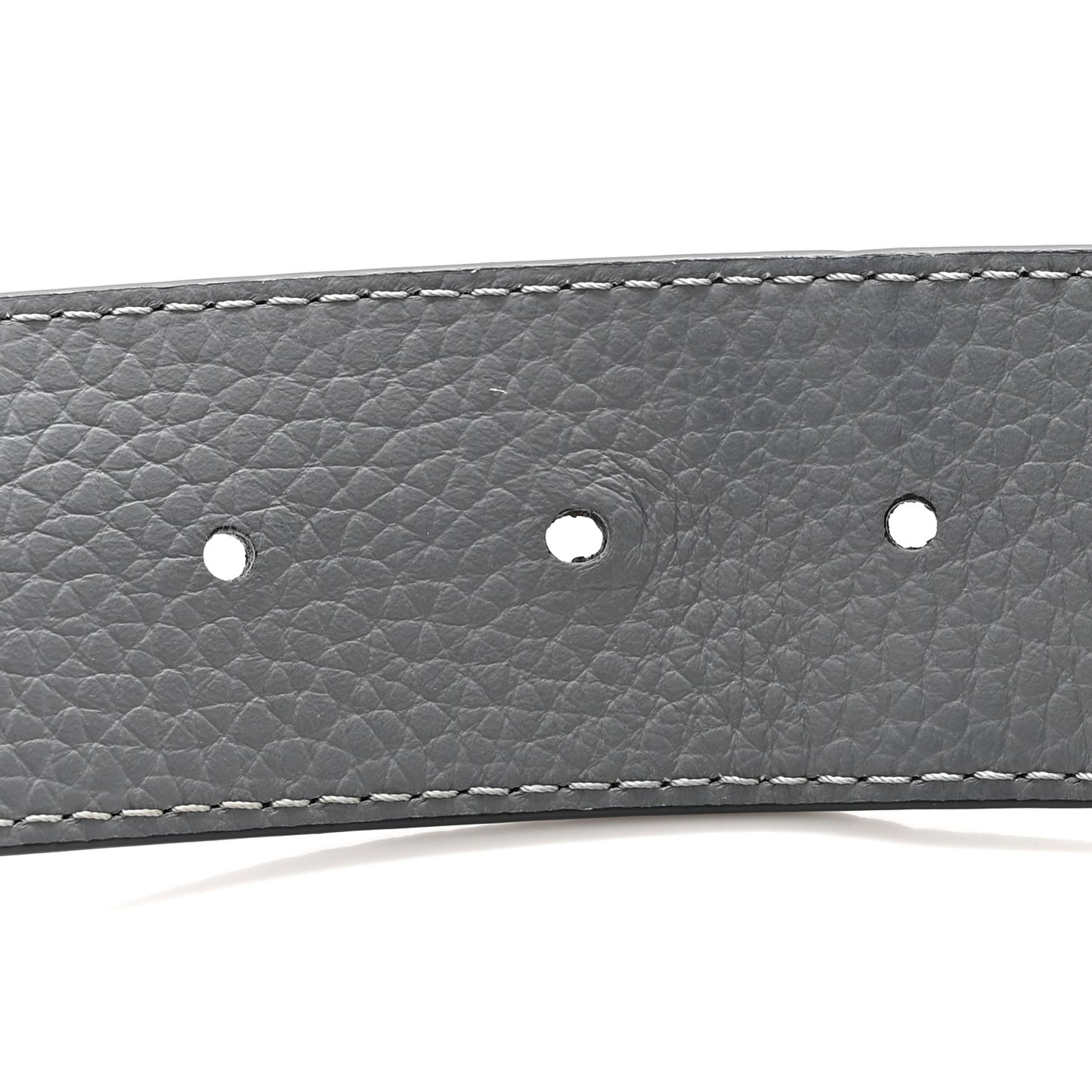 Taurillon Calfskin 30mm LV Initiales Reversible Belt 100 40 Navy