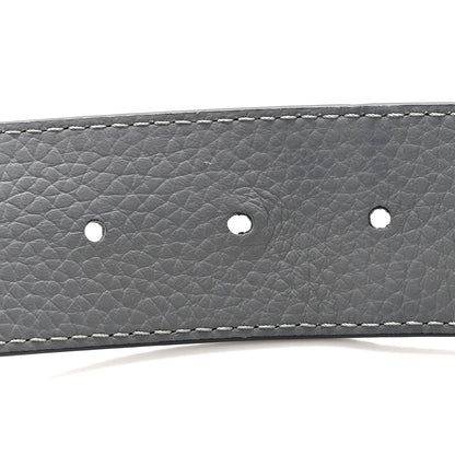 Louis Vuitton Taurillon Calfskin 30mm LV Initiales Reversible Belt 100 40 Navy 7 of 9