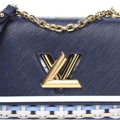 Louis Vuitton Epi Guinguette Twist Shoulder Bag MM Indigo Blue 10 of 10