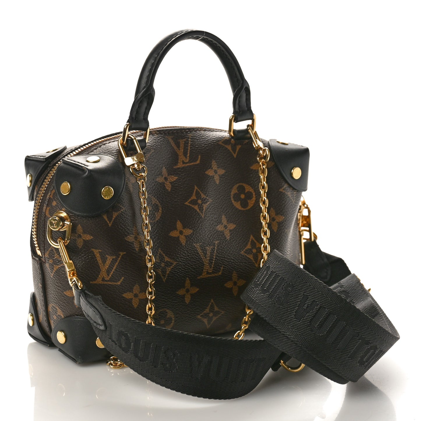 Monogram Petite Malle Souple Black
