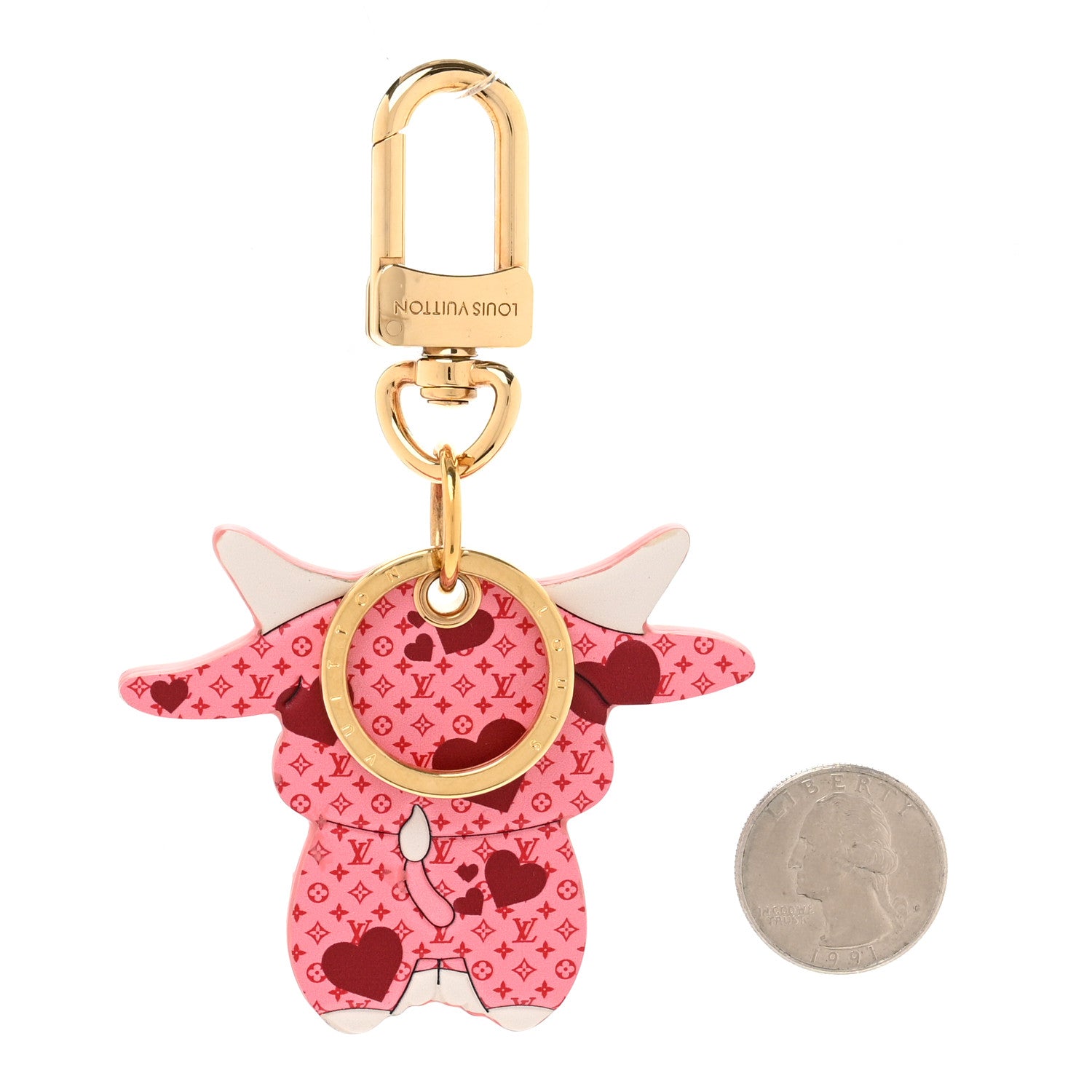 Louis Vuitton Monogram LV Rodeo Bag Charm Key Holder 2 of 5