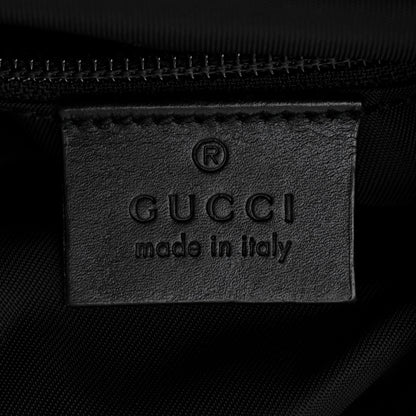 Gucci Techno Canvas Web Single Buckle Backpack Black 6 of 10