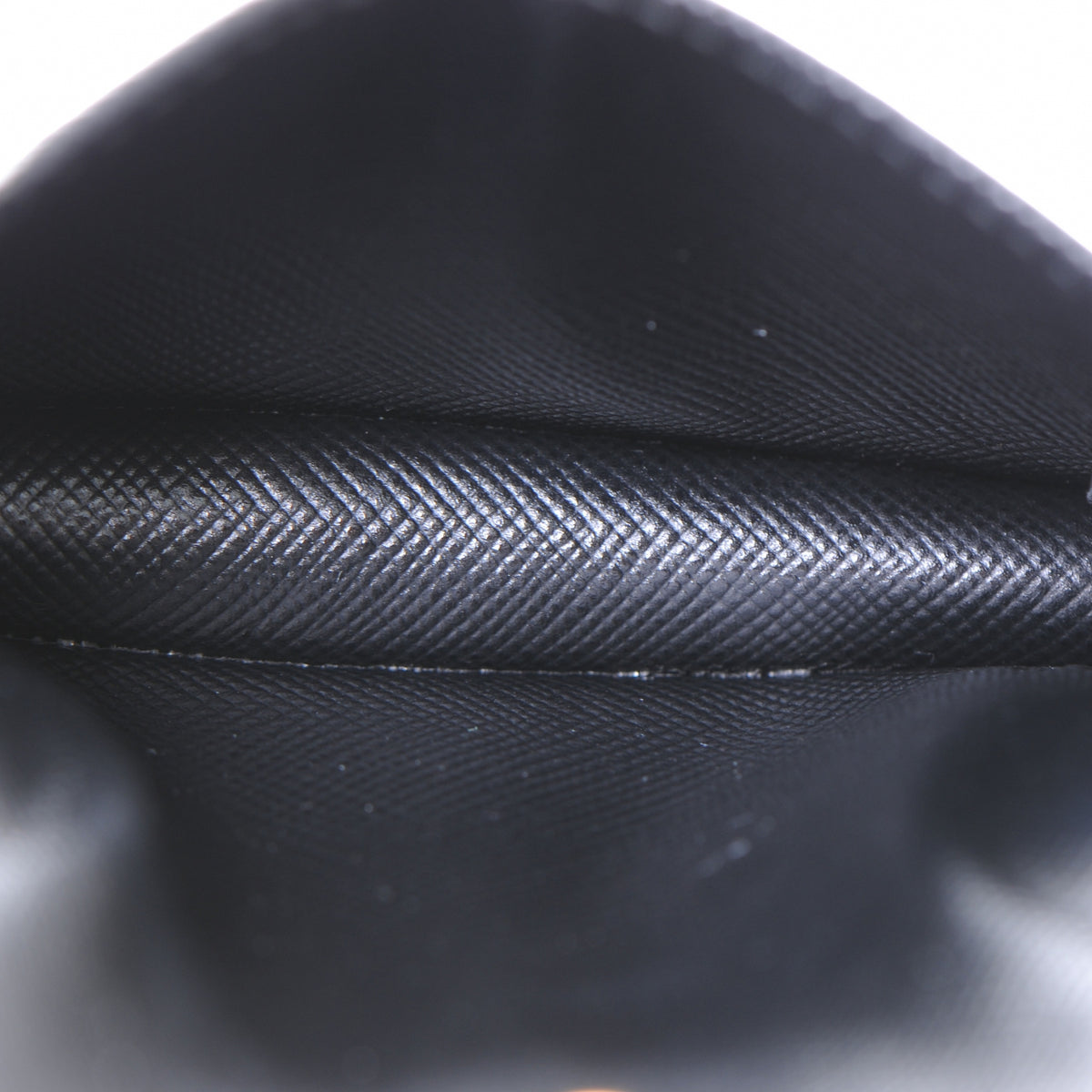 Saffiano Business Card Holder Nero Black