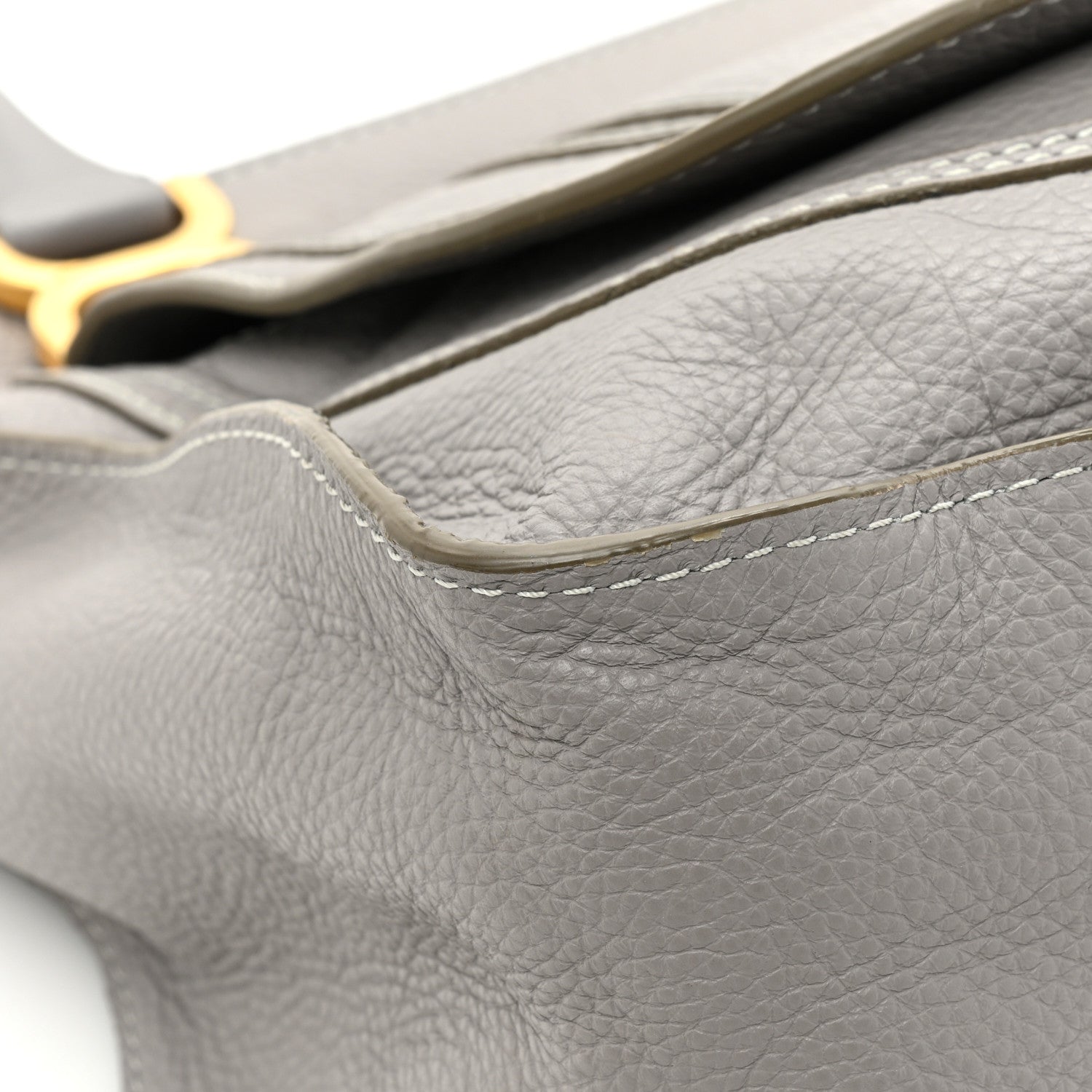 Chloe Calfskin Large Marcie Satchel Cashmere Grey 13 of 16