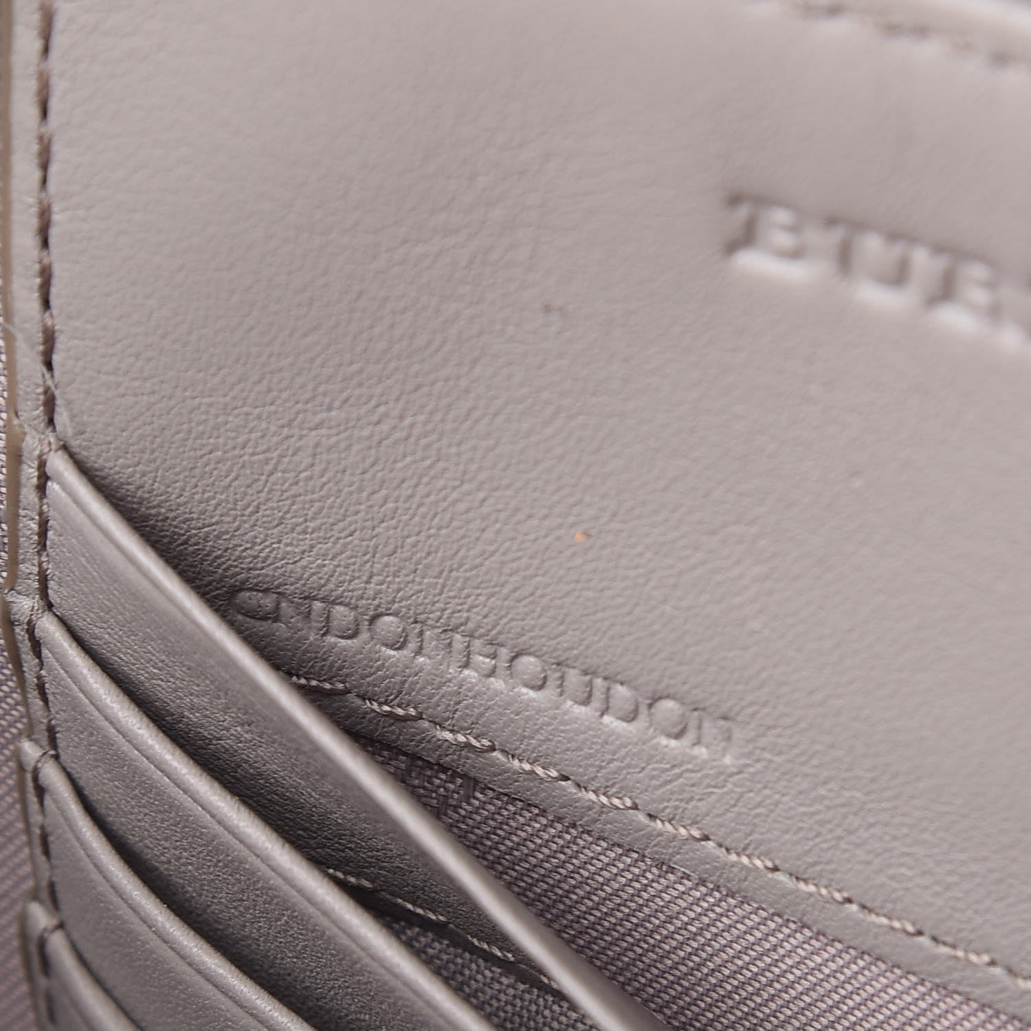 Burberry Patent Peyton Crossbody Clutch Bag Pale Grey 8 of 8