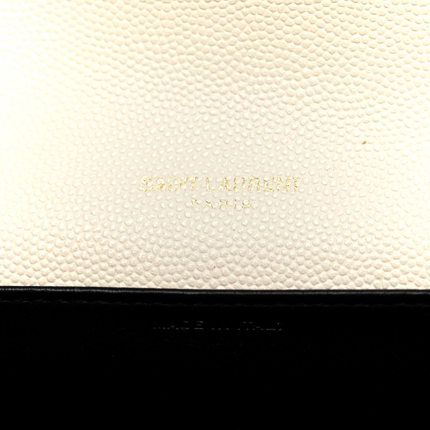 Saint Laurent SAINT LAURENT Grain De Poudre Monogram Uptown Chain Wallet Crema Soft 7 of 12