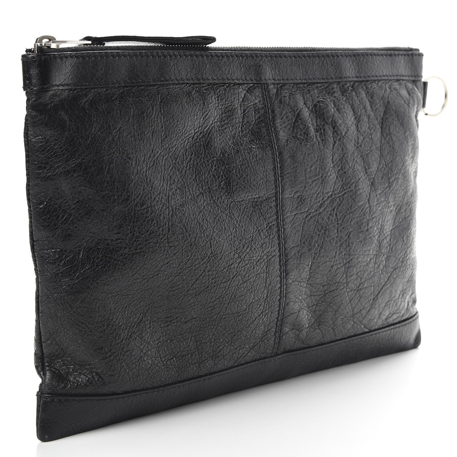 Balenciaga Agneau Arena Classic Hardware Medium Clip Black 3 of 8