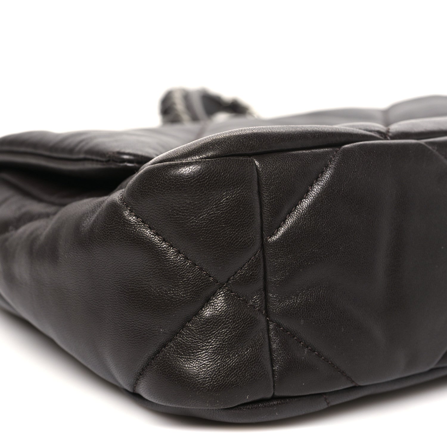 Chanel Lambskin Quilted Medium Chanel 19 Flap Dark Brown 9 of 11