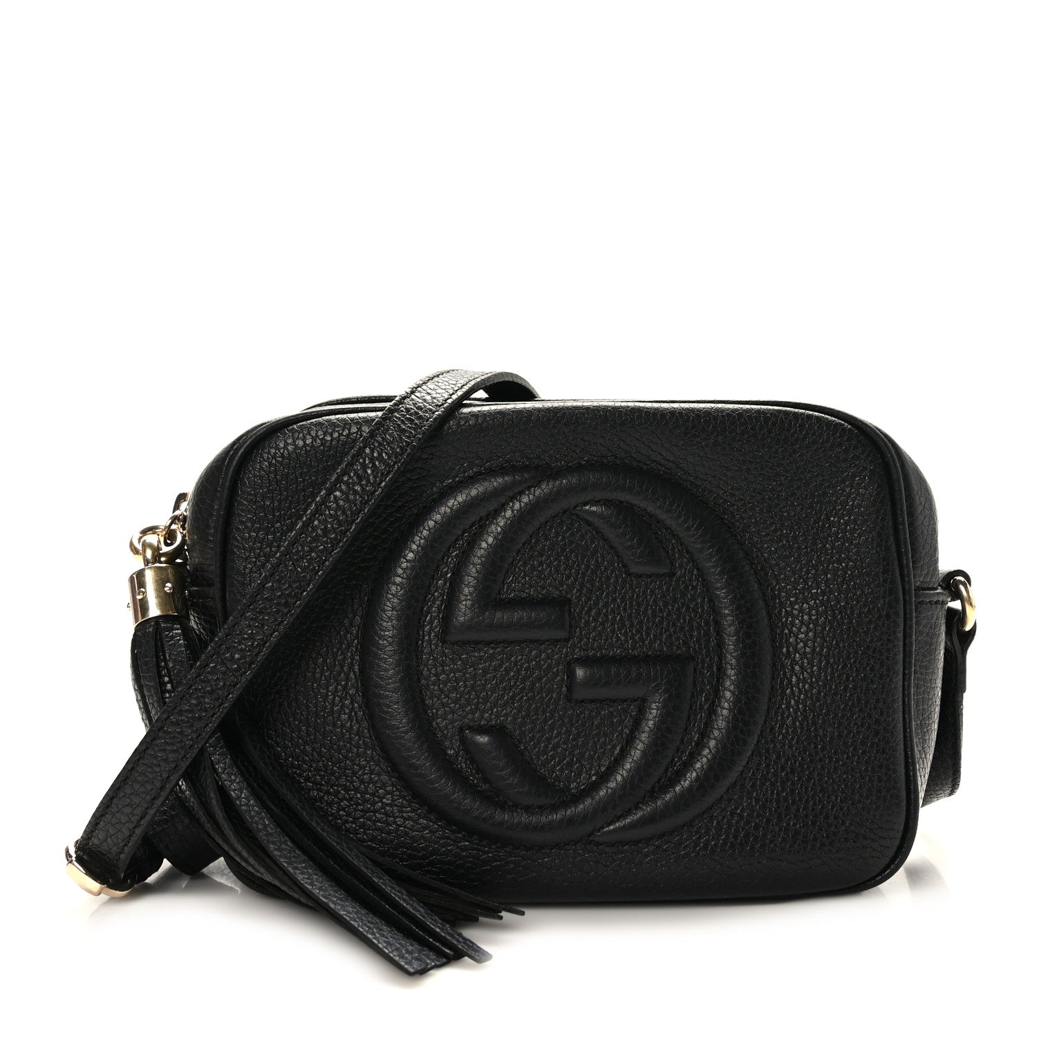 Gucci Pebbled Calfskin Small Soho Disco Bag Black 1 of 9