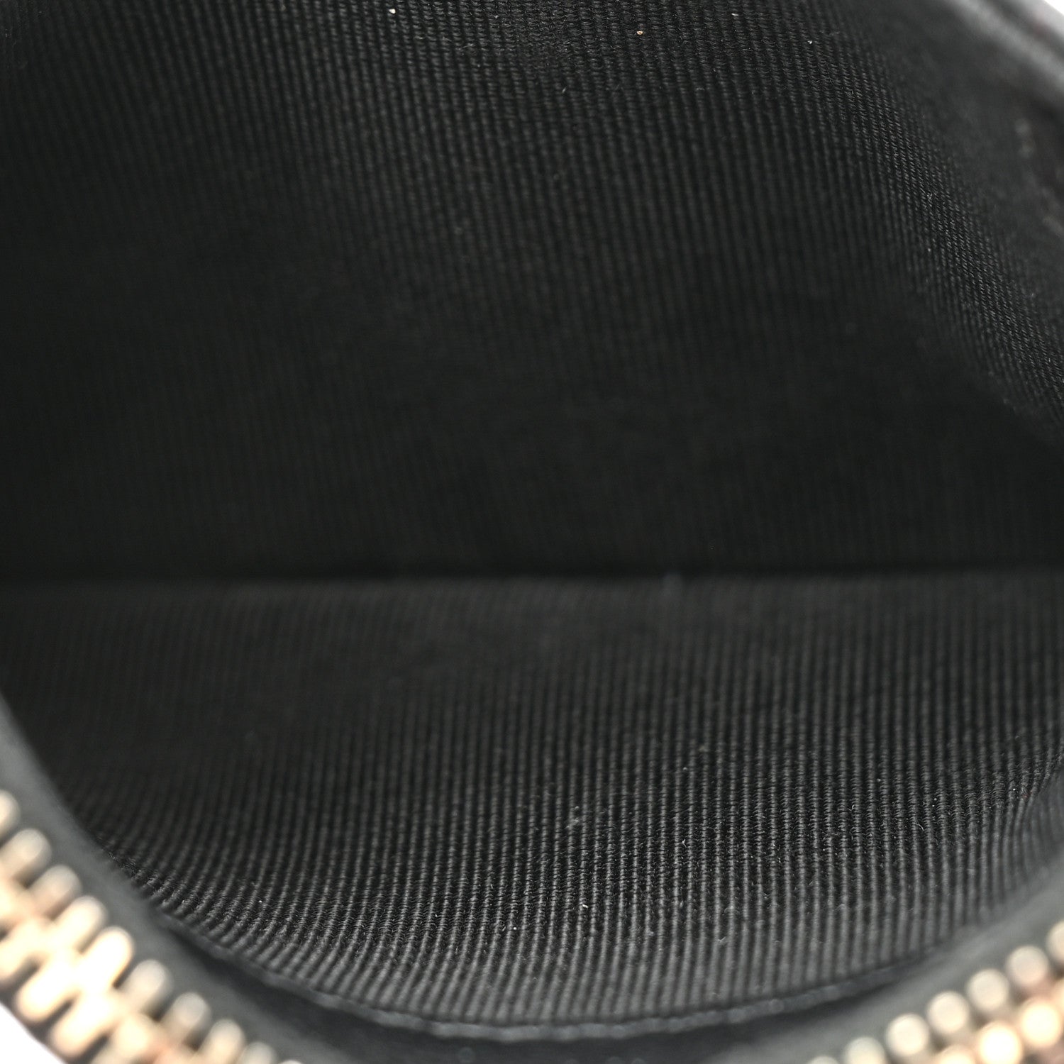 Chanel Lambskin Quilted Zip Card Holder Black 6 of 13