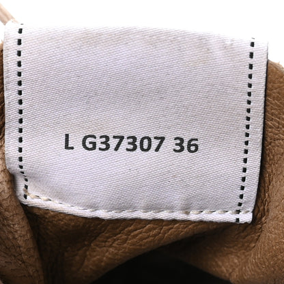 Chanel Suede Goatskin CC Sneakers 36 Dark Beige 8 of 8