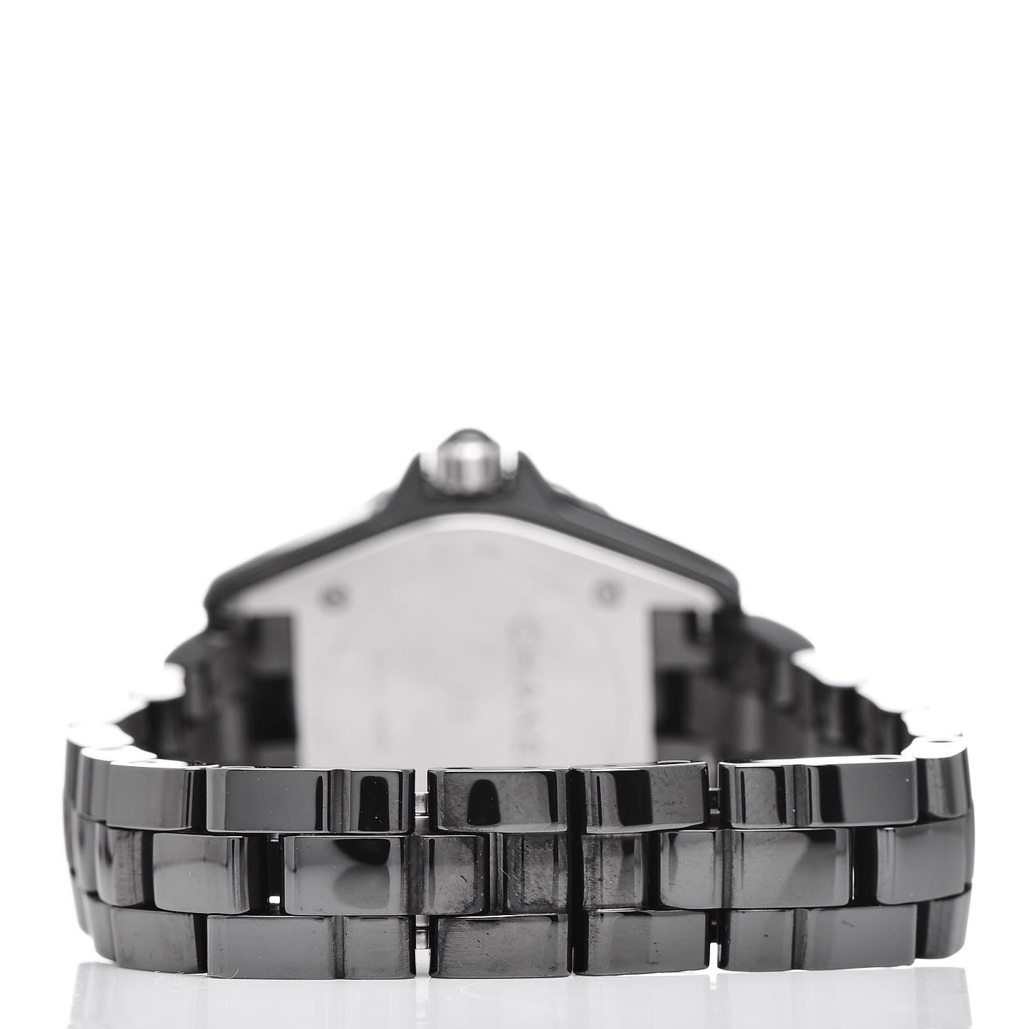 Stainless Steel Ceramic Diamond 29mm J12 Quartz Watch Black