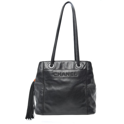 Chanel Lambskin Tassel Shoulder Bag Black 1 of 13