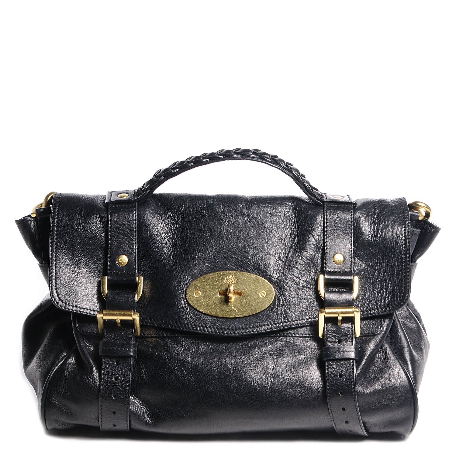 Mulberry Soft Buffalo Leather Medium Alexa Black 1 of 12