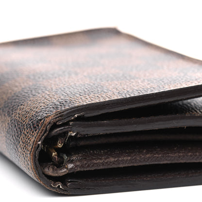 Louis Vuitton Damier Ebene Porte-Monnaie Billets Tresor Wallet 11 of 11