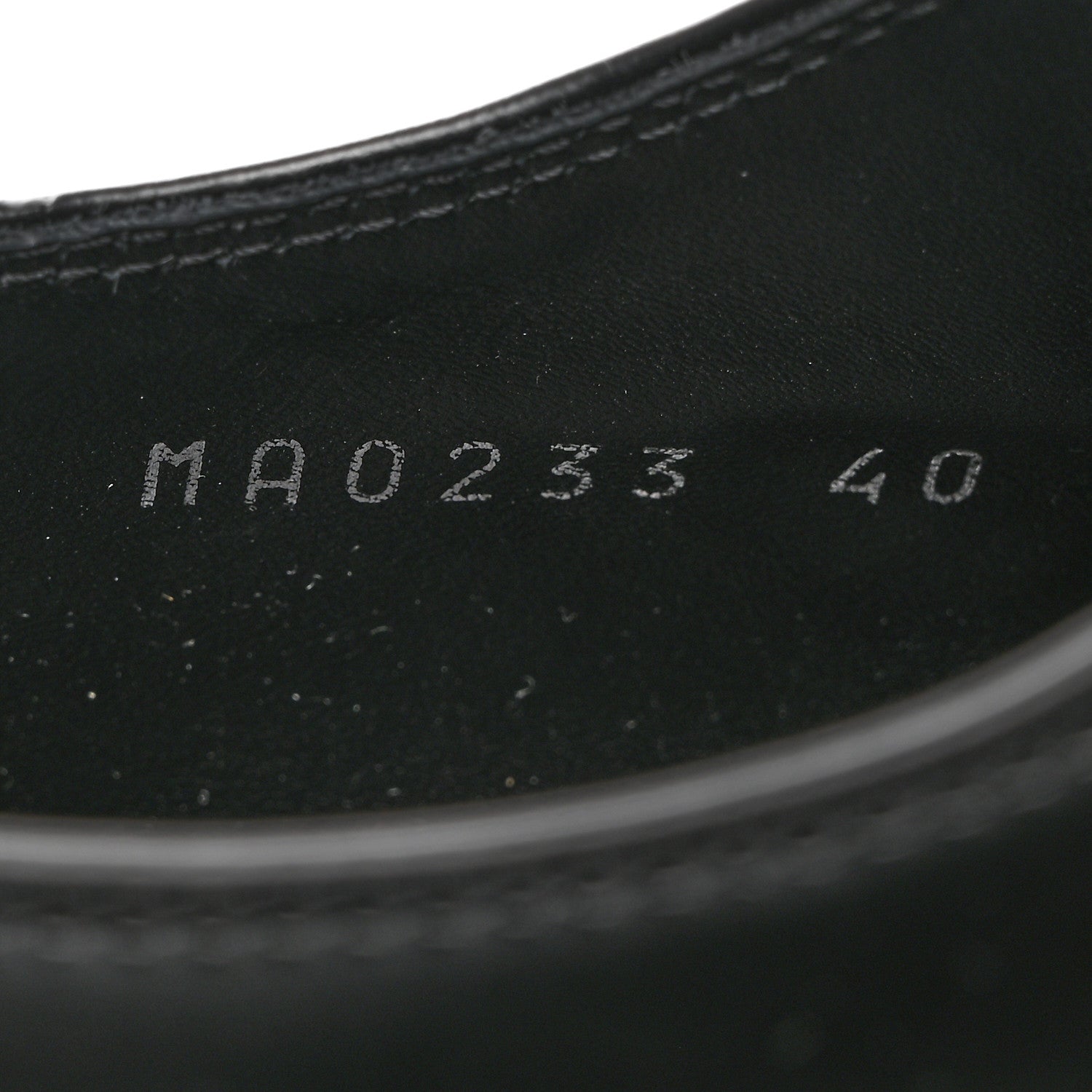 Louis Vuitton Glazed Calfskin Record Mary Jane 40 Black 7 of 9