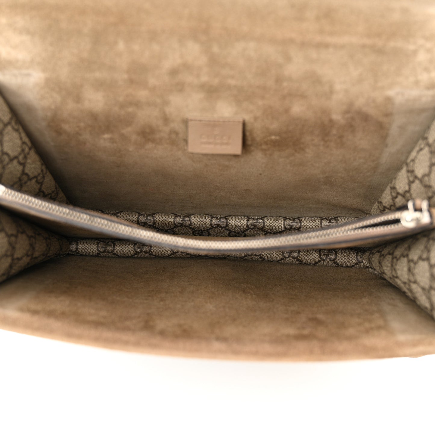 GG Supreme Monogram Medium Dionysus Shoulder Bag Taupe