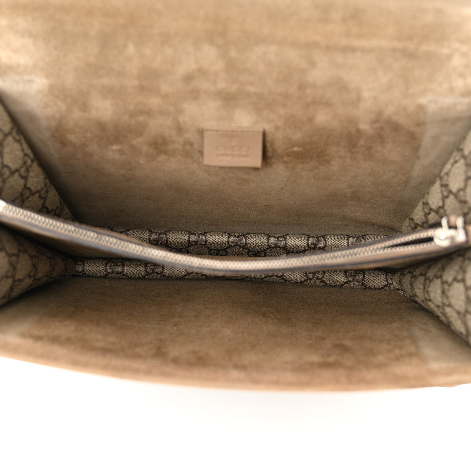 Gucci GG Supreme Monogram Medium Dionysus Shoulder Bag Taupe 5 of 13