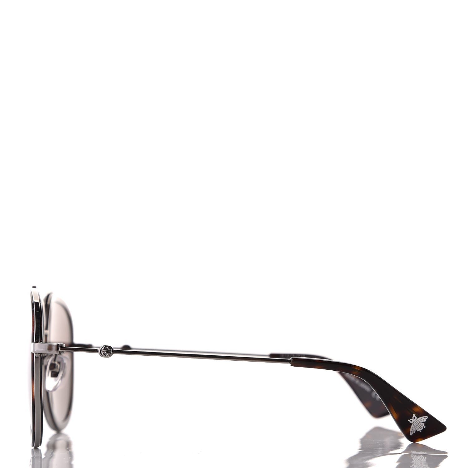 Gucci Aviator Sunglasses GG0062S Tortoise 3 of 16