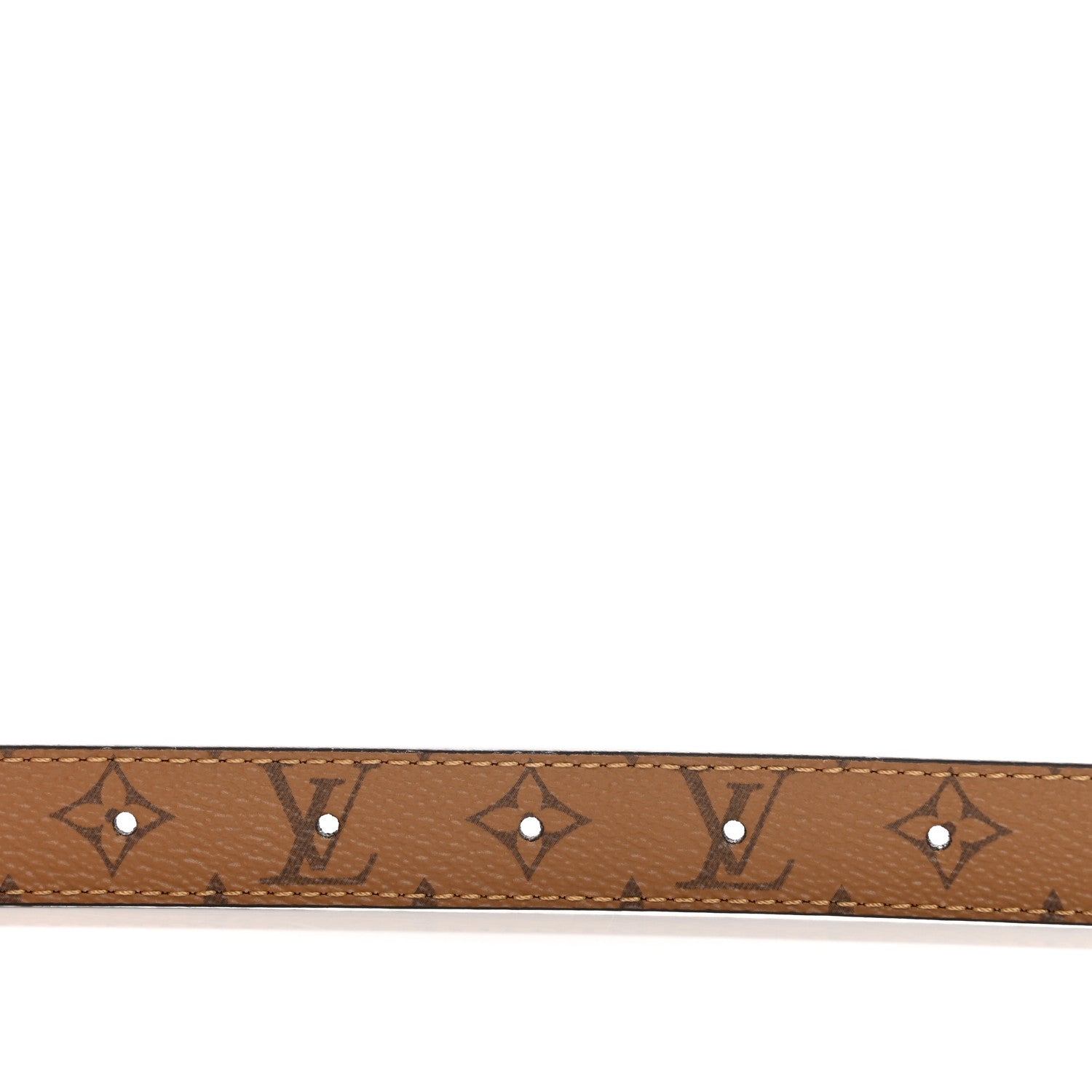 Louis Vuitton Calfskin Reverse Monogram 20mm LV Iconic Reversible Belt 75 30 Black 4 of 6