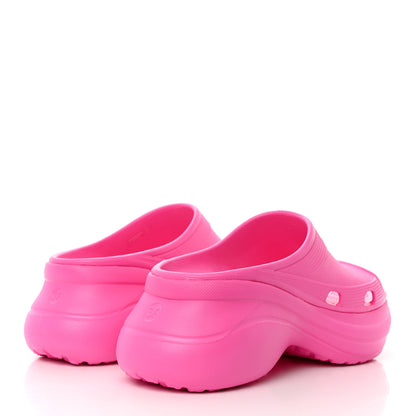 Balenciaga X CROCS Rubber Womens Pool Slides 38 Pink 4 of 10
