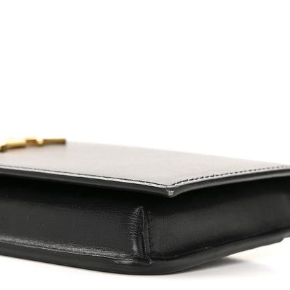 Saint Laurent Smooth Calfskin Monogram Phone Holder Crossbody Black 10 of 13