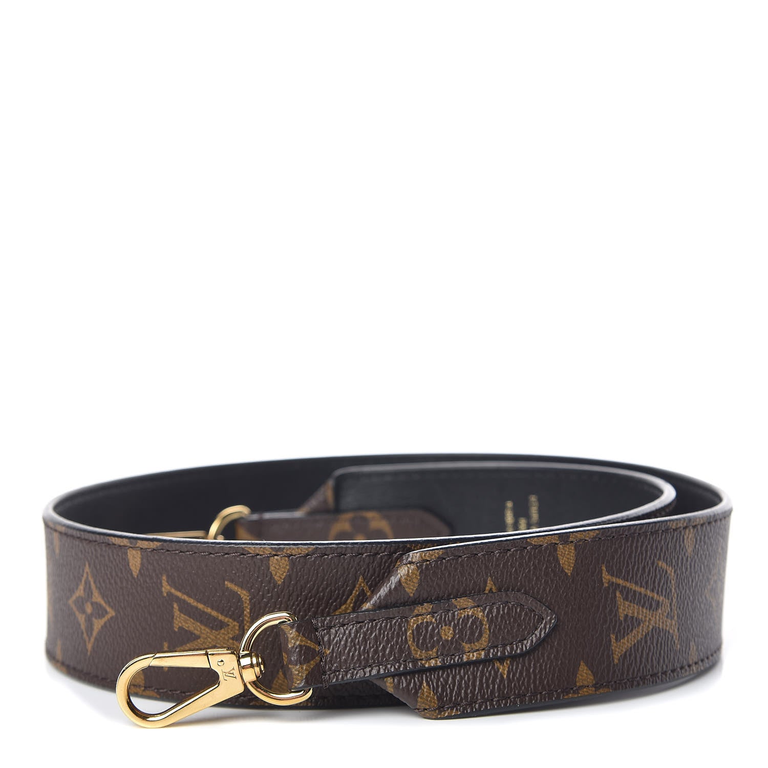 Louis Vuitton Monogram Bandouliere Shoulder Strap Black 1 of 6