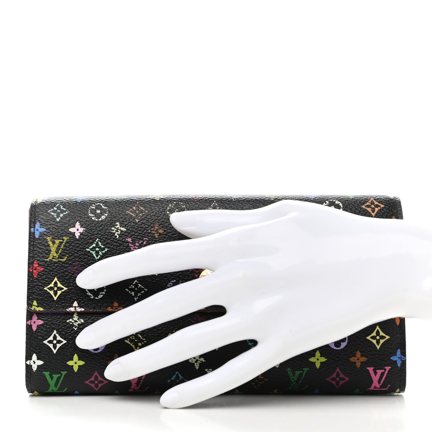 Monogram Multicolor Sarah Wallet Black Grenade