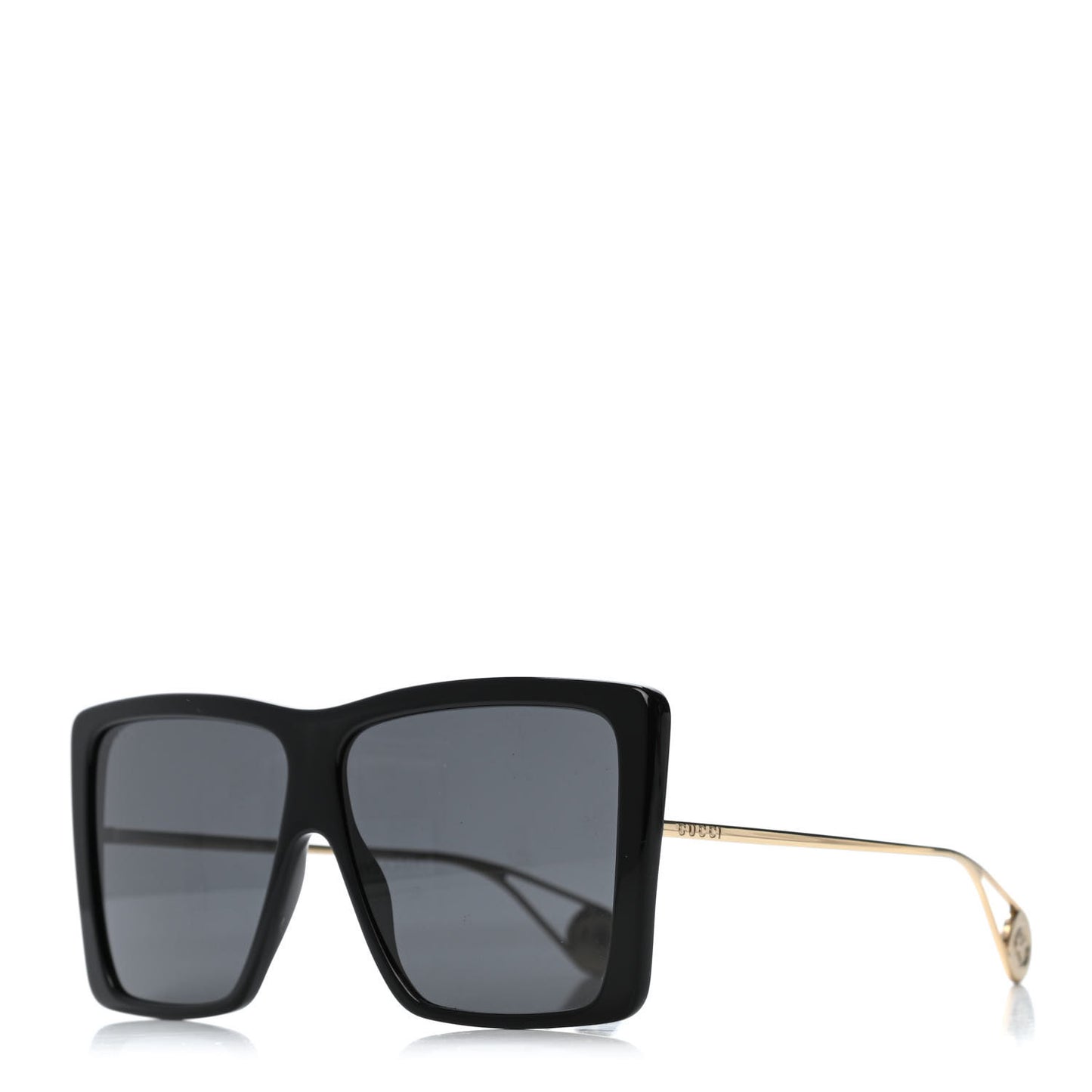 Acetate Oversize Square Frame GG0434S Sunglasses Black