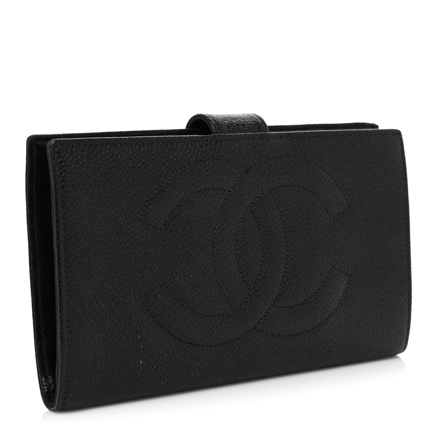 Chanel Caviar Timeless CC French Wallet Black 3 of 15