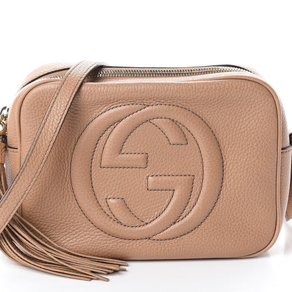Gucci Pebbled Calfskin Small Soho Disco Bag Rose Beige 6 of 8
