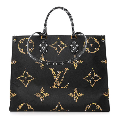 Louis Vuitton Monogram Giant Jungle Onthego GM Black 1 of 10