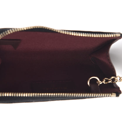 Chanel Lambskin Quilted Key Holder Case Black 5 of 13