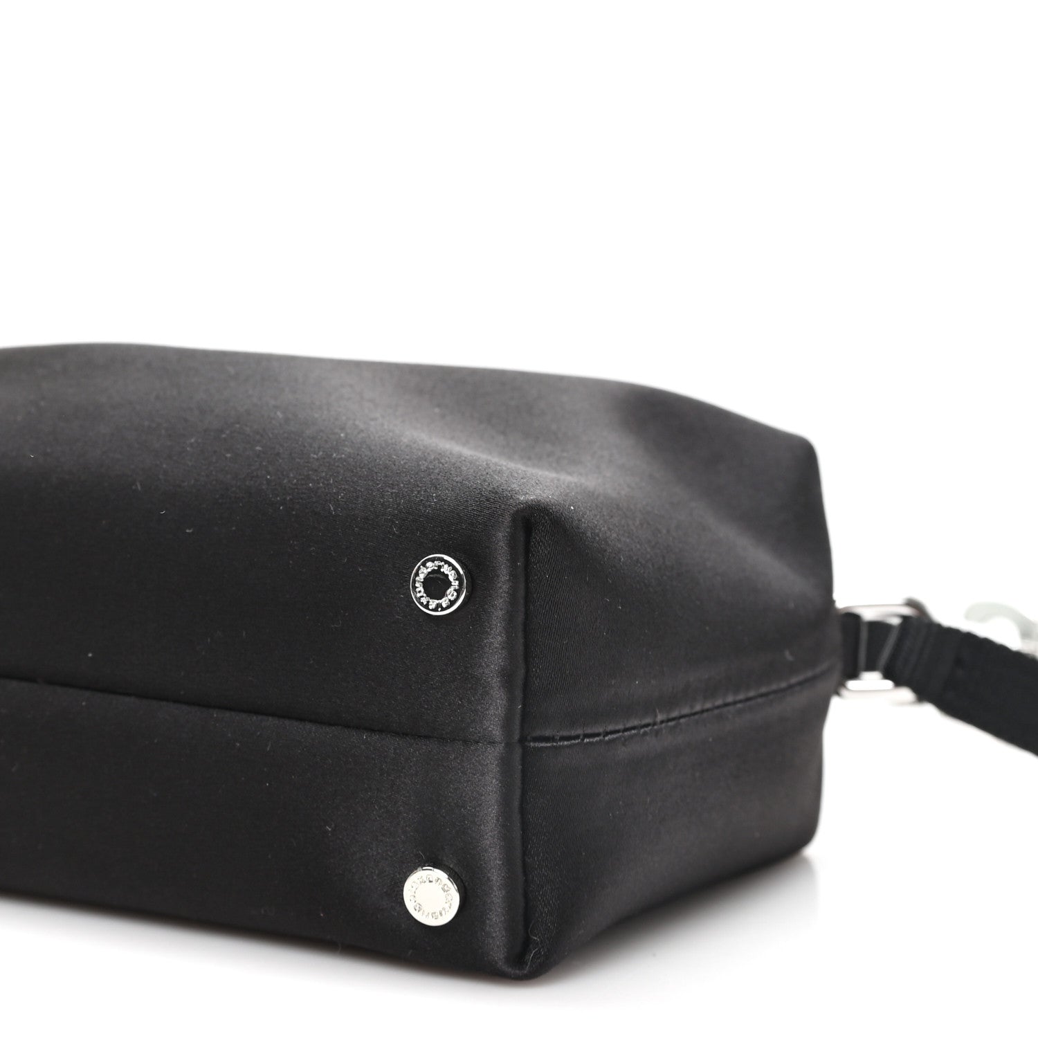 Alexander Wang Satin Crystal Heiress Pouch Black 10 of 11