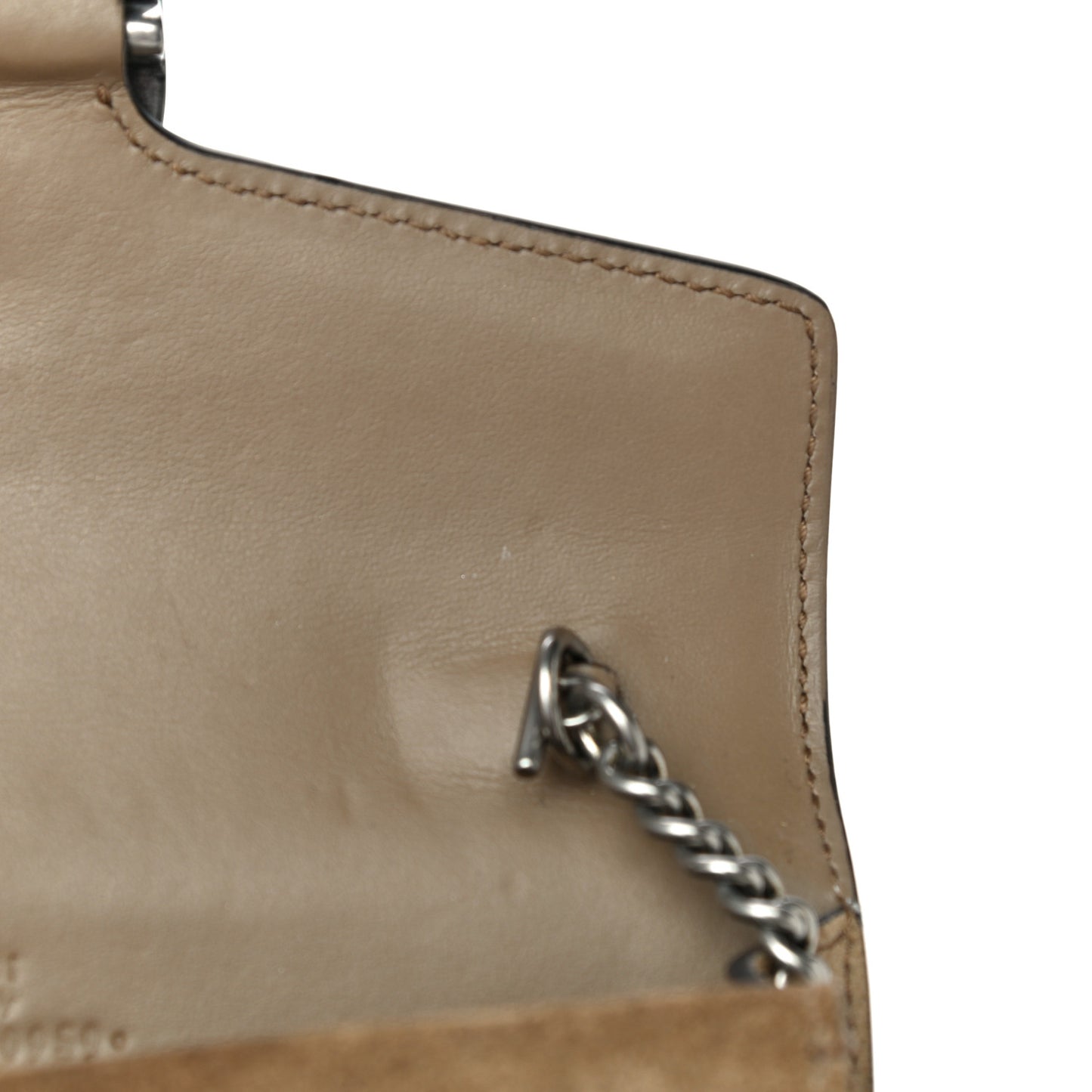 GG Supreme Monogram Super Mini Dionysus Shoulder Bag Taupe